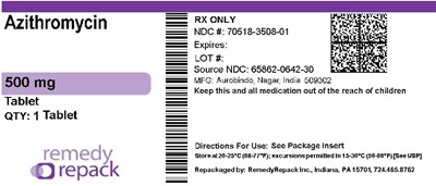 Mm2 (Azithromycin 500mg 70518 3508 01)